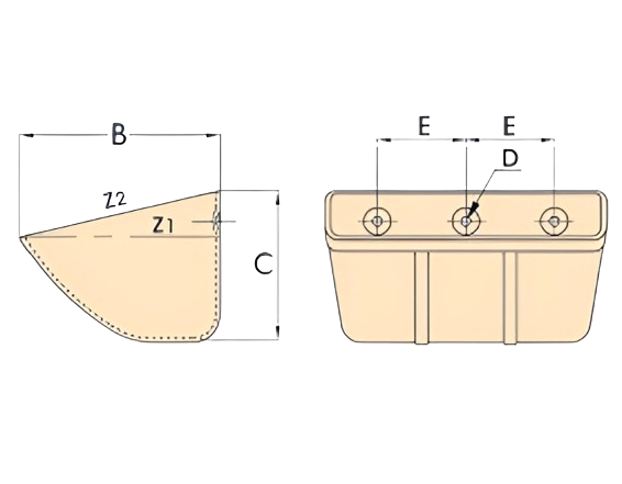 EURO JET PLASTIC,JET PLASTIC,High-Density Polyethylene,bulk products,pressed steel,standard,JET STEEL, conveyor,stainless,elevator bucket, EURO JET STEEL PATENTED SHAPE OF BUCKET: The buckets do not have sharp corners or bends; there is no sticking of products, which contributes to high-quality processing of bulk products. INCREASING OF ELEVATOR PRODUCTIVITY: Thanks to improved processing performance of bulk products, the metal capacity of the elevator is reduced by 30%, which decreases the load on the drive system. HIGH WEAR RESISTANCE: The long service life of the buckets allows enterprises to save money on replacing buckets during production activities.