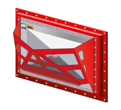 To mitigate rainwater ingress into the BESS, consider our DUAL-VENT + VIGISPACE solution. This system ensures gas detection and DUAL-VENT activation with minimal rain penetration. In case of an explosion, the DUAL-VENT's integrated vent opens as usual, and our VIGISPACE deflector redirects flames upwards.